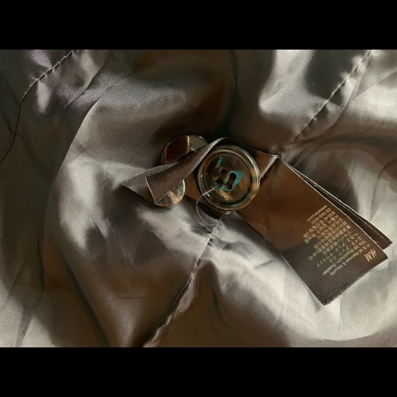 H&M Black Trench Coat - Picture 7 of 7